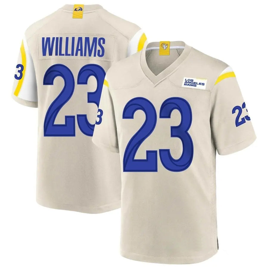 JohmseeLA.Rams #23 Kyren Williams Player Bone Replica Game Stitched Jerseys