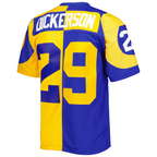 Johmsee LA.Rams #29 Eric Dickerson Mitchell & Ness RoyalGold 1984 Split Legacy Replica Jersey