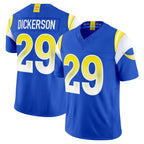 Johmsee LA.Rams #29 Eric Dickerson Player Royal Rivalries Vapor Limited Home Game Stitched Jerseys