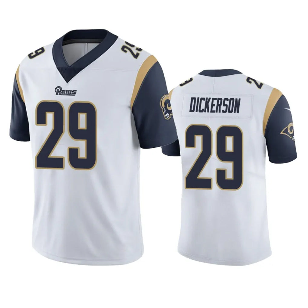 Johmsee LA.Rams #29 Eric Dickerson Player White Limited Vapor Untouchable Stitched Jerseys