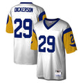 Johmsee LA.Rams #29 Eric Dickerson Player White Mitchell & Ness Legacy Replica Stitched Jerseys