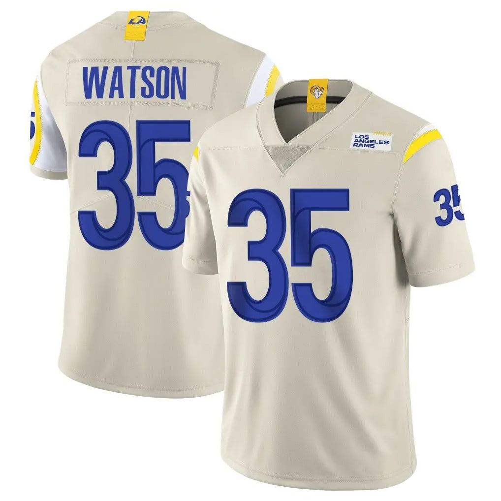 Johmsee LA.Rams #35 Jaylen Watson Player Bone Limited Vapor Home Game Stitched Jerseys