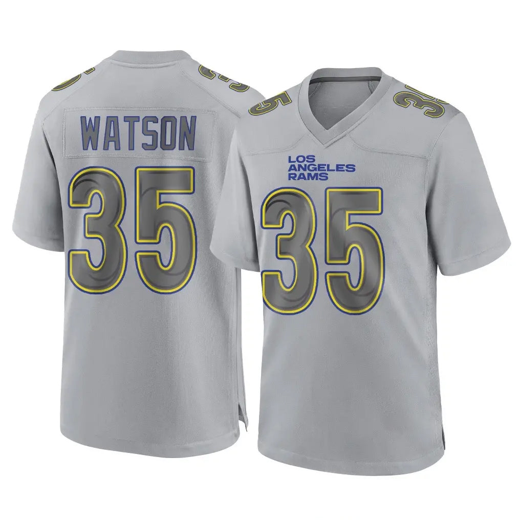 Johmsee LA.Rams #35 Jaylen Watson Player Gray Atmosphere Fashion Home Game Stitched Jerseys