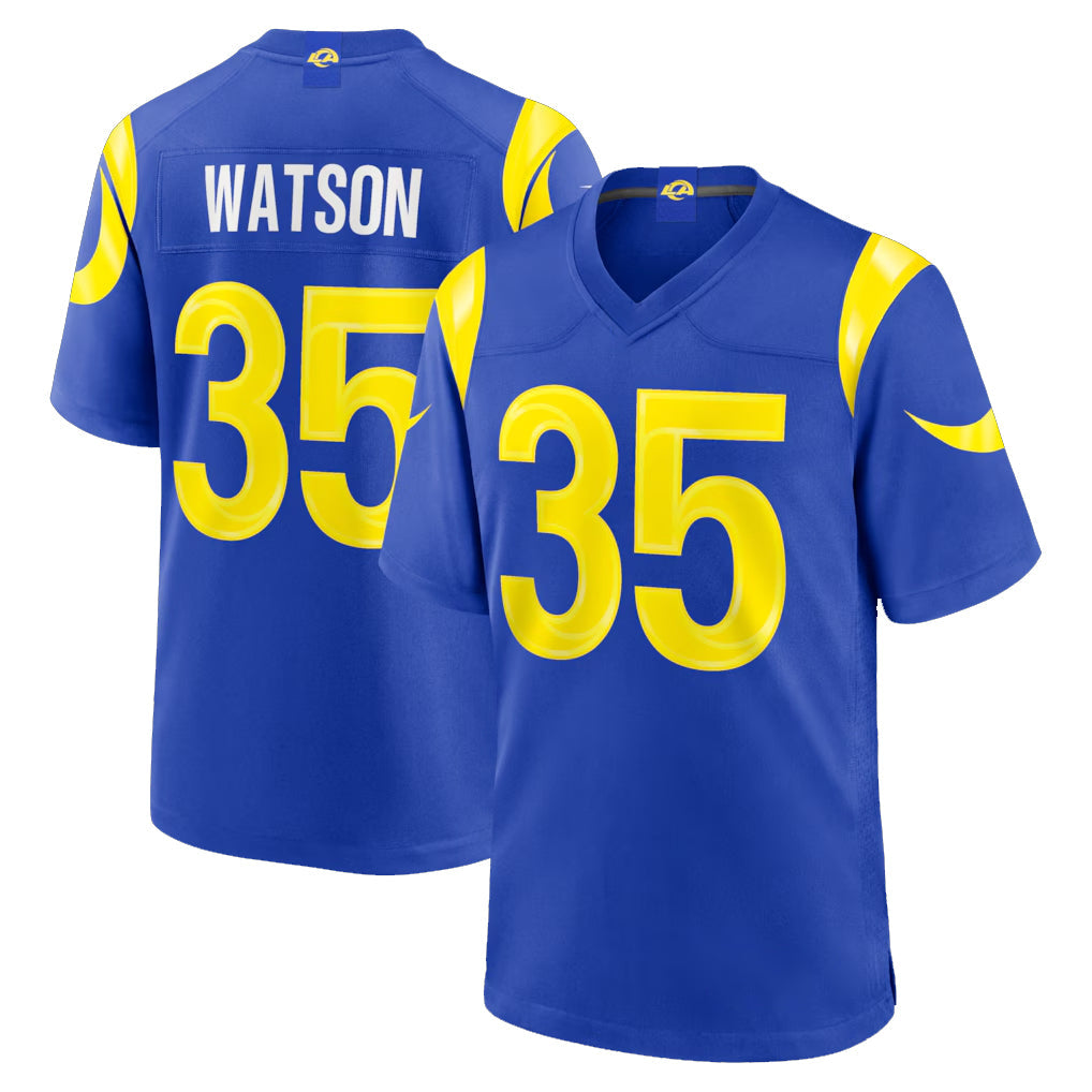 Johmsee LA.Rams #35 Jaylen Watson Player Royal Limited Home Game Stitched Jerseys