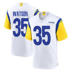 Johmsee LA.Rams #35 Jaylen Watson Player White Home Game Stitched Jerseys