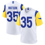 Johmsee LA.Rams #35 Jaylen Watson Player White Limited Home Game Stitched Jerseys
