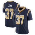 Johmsee LA.Rams #37 Quentin Lake Player Navy Limited Vapor Untouchable Home Game Stitched Jerseys