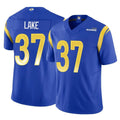 Johmsee LA.Rams #37 Quentin Lake Player Royal Limited Vapor F.U.S.E. Home Game Stitched Jerseys