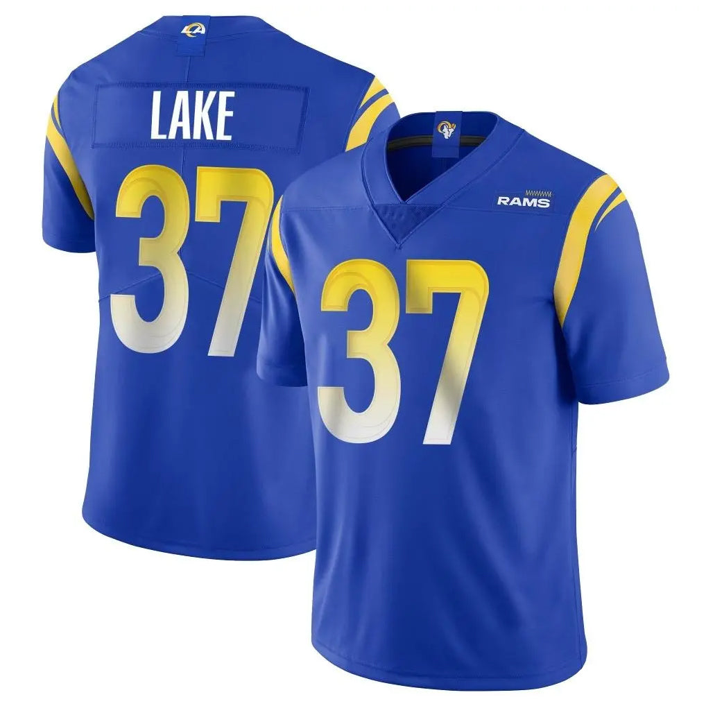 Johmsee LA.Rams #37 Quentin Lake Player Royal Limited Vapor Untouchable Home Game Stitched Jerseys