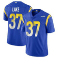 Johmsee LA.Rams #37 Quentin Lake Player Royal Limited Vapor Untouchable Home Game Stitched Jerseys