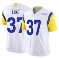 Johmsee LA.Rams #37 Quentin Lake Player White Limited Vapor F.U.S.E. Home Game Stitched Jerseys