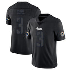 Johmsee LA.Rams #3 Kam Curl Player Black Impact Limited Home Game Stitched Jerseys