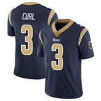 Johmsee LA.Rams #3 Kam Curl Player Navy Limited Vapor Untouchable Home Game Stitched Jerseys