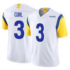 Johmsee LA.Rams #3 Kam Curl Player White Limited Vapor F.U.S.E. Home Game Stitched Jerseys