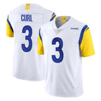 Johmsee LA.Rams #3 Kam Curl Player White Limited Vapor Untouchable Home Game Stitched Jerseys