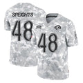 Johmsee LA.Rams #48 Omar Speights Player Arctic Camo Salute To Service Limited Game Stitched Jerseys