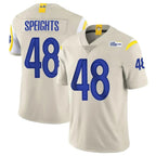 Johmsee LA.Rams #48 Omar Speights Player Bone Limited Vapor Home Game Stitched Jerseys