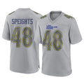 Johmsee LA.Rams #48 Omar Speights Player Gray Atmosphere Fashion Home Game Stitched Jerseys