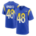 Johmsee LA.Rams #48 Omar Speights Player Royal Home Game Stitched Jerseys
