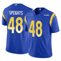 Johmsee LA.Rams #48 Omar Speights Player Royal Limited Vapor F.U.S.E. Home Game Stitched Jerseys