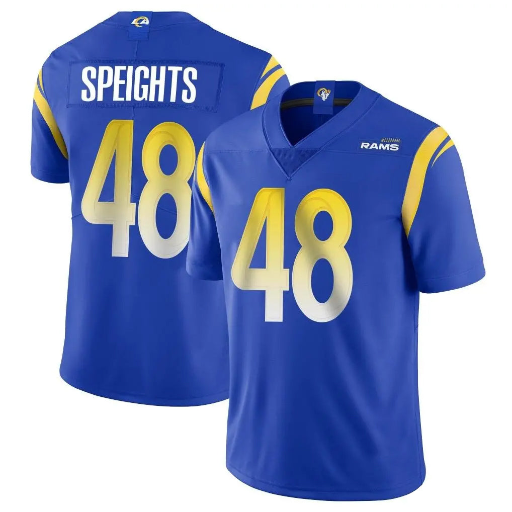 Johmsee LA.Rams #48 Omar Speights Player Royal Limited Vapor Untouchable Home Game Stitched Jerseys
