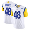 Johmsee LA.Rams #48 Omar Speights Player White Limited Vapor Untouchable Home Game Stitched Jerseys