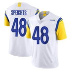 Johmsee LA.Rams #48 Omar Speights Player White Limited Vapor Untouchable Home Game Stitched Jerseys