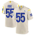 Johmsee LA.Rams #55 Braden Fiske Player Bone Home Game Stitched Jerseys