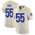 Johmsee LA.Rams #55 Braden Fiske Player Bone Limited Vapor Home Game Stitched Jerseys