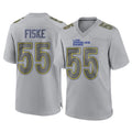 Johmsee LA.Rams #55 Braden Fiske Player Gray Atmosphere Fashion Home Game Stitched Jerseys