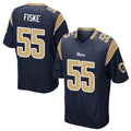 Johmsee LA.Rams #55 Braden Fiske Player Navy Home Game Stitched Jerseys