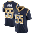 Johmsee LA.Rams #55 Braden Fiske Player Navy Limited Vapor Untouchable Home Game Stitched Jerseys