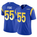 Johmsee LA.Rams #55 Braden Fiske Player Royal Limited Vapor F.U.S.E. Home Game Stitched Jerseys