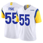Johmsee LA.Rams #55 Braden Fiske Player White Limited Vapor F.U.S.E. Home Game Stitched Jerseys