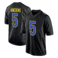 Johmsee LA.Rams #5 Kamren Kinchens Player Black Fashion Limited Home Game Stitched Jerseys