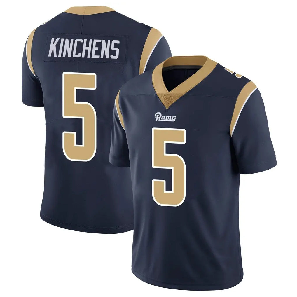 Johmsee LA.Rams #5 Kamren Kinchens Player Navy Limited Vapor Untouchable Home Game Stitched Jerseys