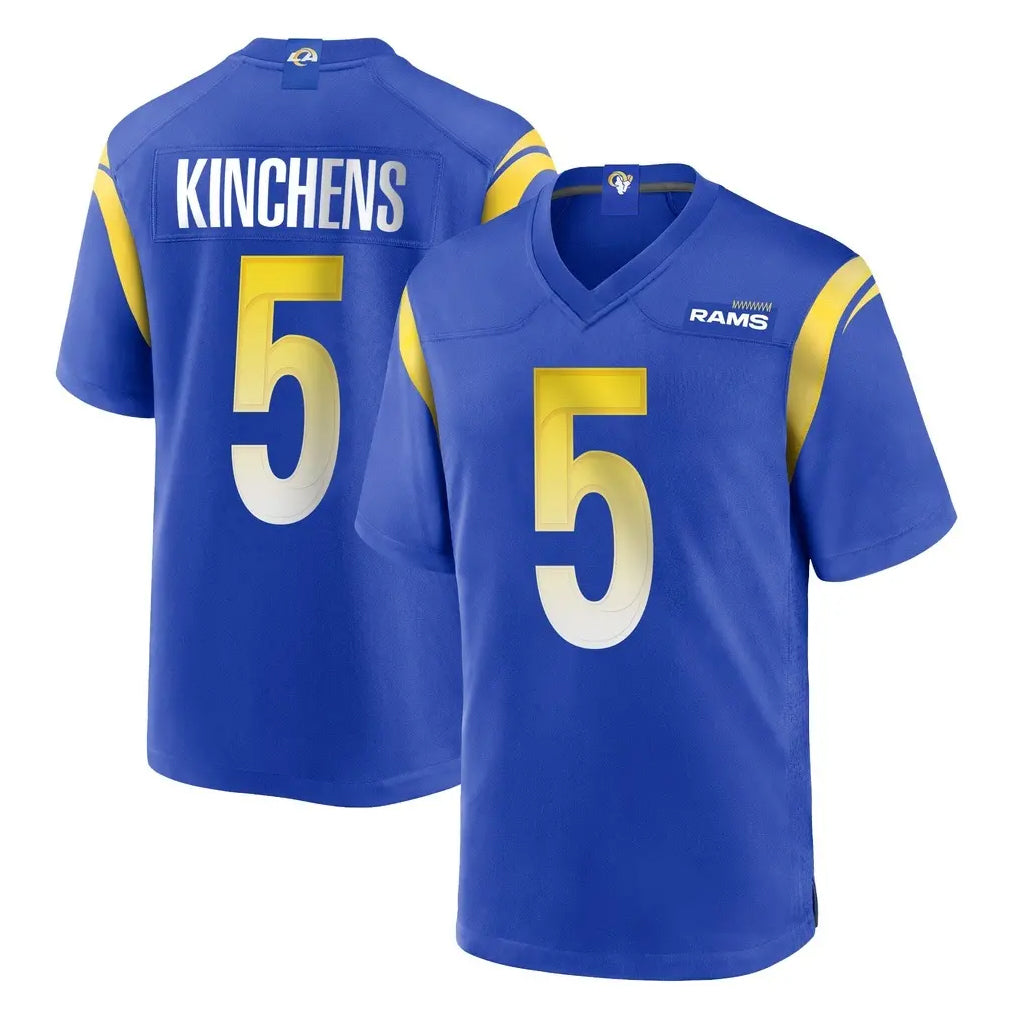 Johmsee LA.Rams #5 Kamren Kinchens Player Royal Home Game Stitched Jerseys