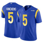 Johmsee LA.Rams #5 Kamren Kinchens Player Royal Limited Vapor F.U.S.E. Home Game Stitched Jerseys
