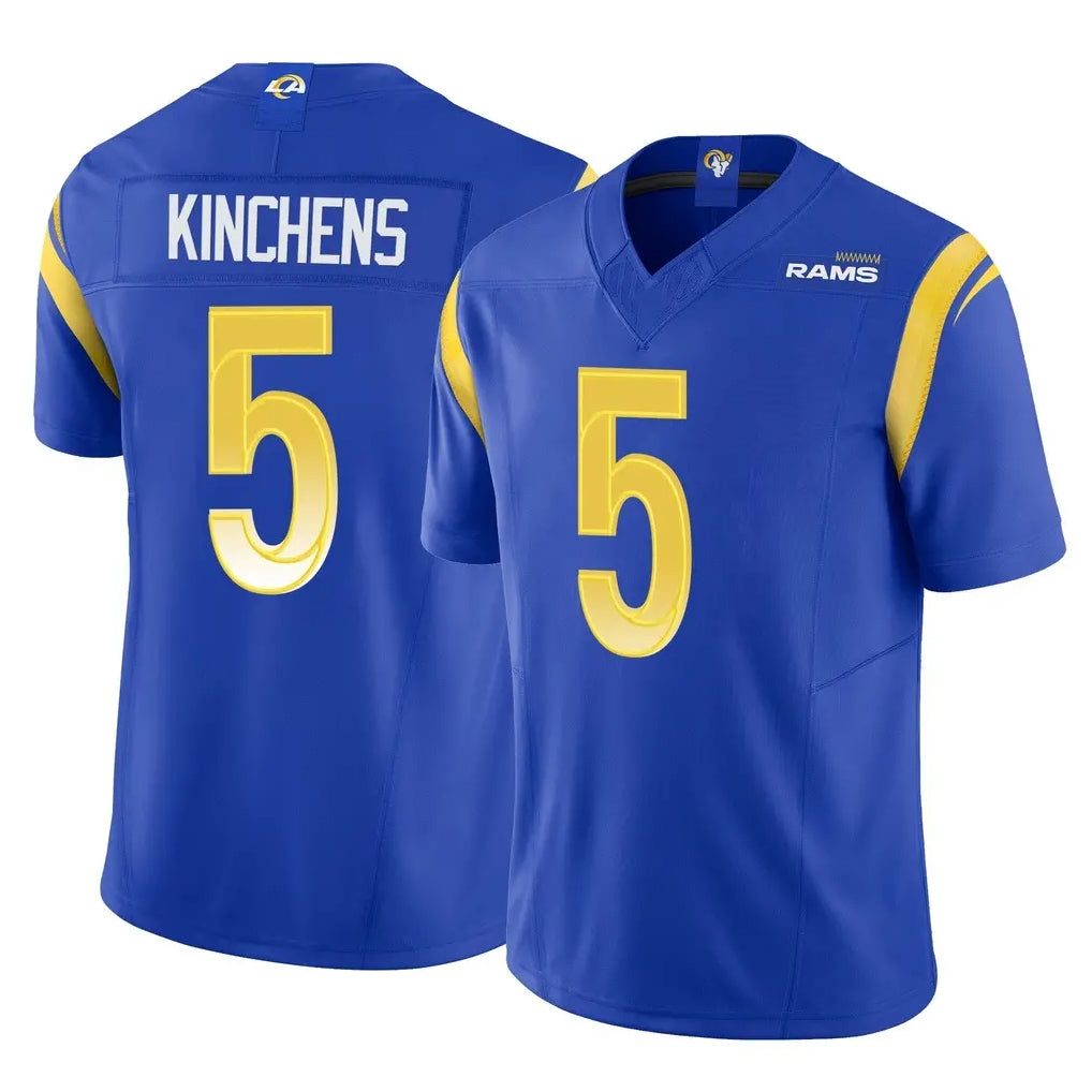 Johmsee LA.Rams #5 Kamren Kinchens Player Royal Limited Vapor F.U.S.E. Home Game Stitched Jerseys