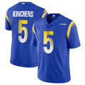 Johmsee LA.Rams #5 Kamren Kinchens Player Royal Limited Vapor Untouchable Home Game Stitched Jerseys