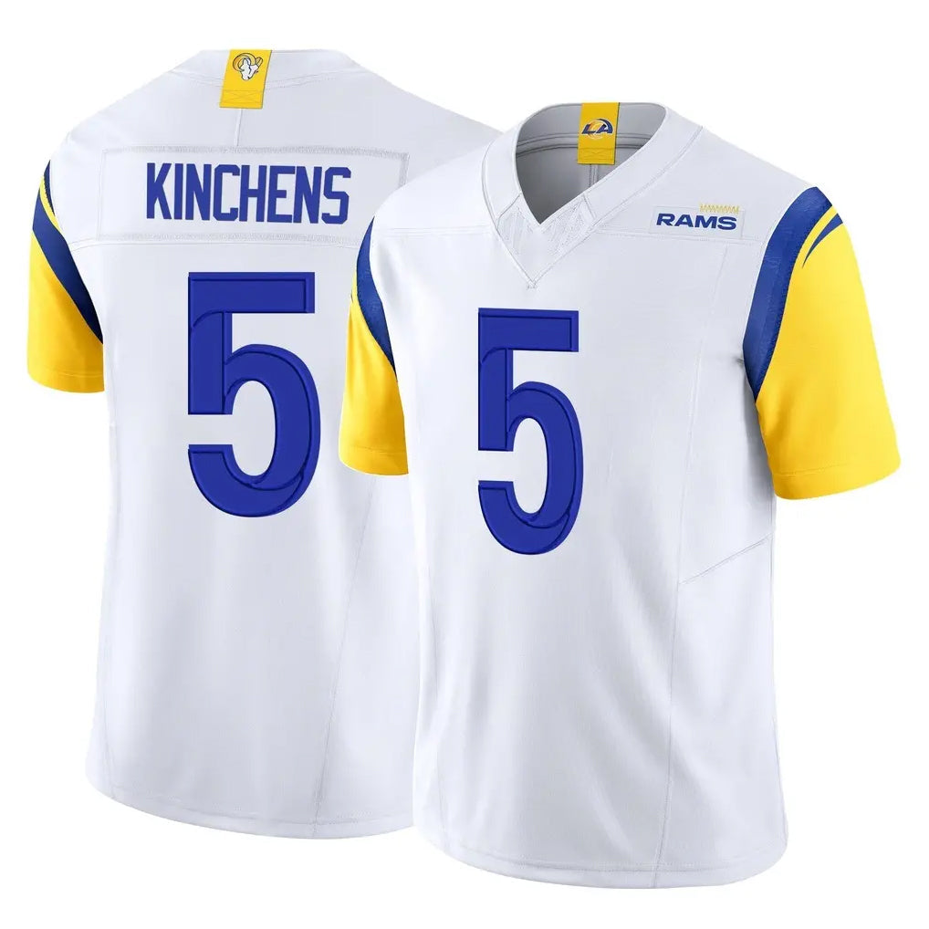 Johmsee LA.Rams #5 Kamren Kinchens Player White Limited Vapor F.U.S.E. Home Game Stitched Jerseys