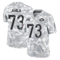 Johmsee LA.Rams #73 Steve Avila Player Arctic Camo Salute To Service Limited Game Stitched Jerseys