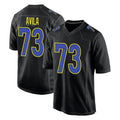 Johmsee LA.Rams #73 Steve Avila Player Black Fashion Limited Home Game Stitched Jerseys