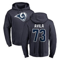 Johmsee LA.Rams #73 Steve Avila Player Navy Pullover Hoodie Limited Game Stitched Jerseys