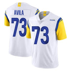 Johmsee LA.Rams #73 Steve Avila Player White Limited Vapor Untouchable Home Game Stitched Jerseys