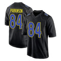 Johmsee LA.Rams #84 Colby Parkinson Player Black Fashion Limited Home Game Stitched Jerseys