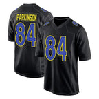 Johmsee LA.Rams #84 Colby Parkinson Player Black Fashion Limited Home Game Stitched Jerseys