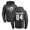 Johmsee LA.Rams #84 Colby Parkinson Player Gray Pullover Hoodie Limited Game Stitched Jerseys