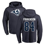 Johmsee LA.Rams #84 Colby Parkinson Player Navy Pullover Hoodie Limited Game Stitched Jerseys