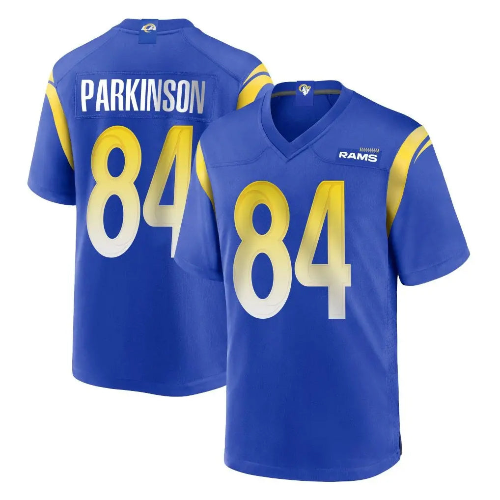 Johmsee LA.Rams #84 Colby Parkinson Player Royal Home Game Stitched Jerseys